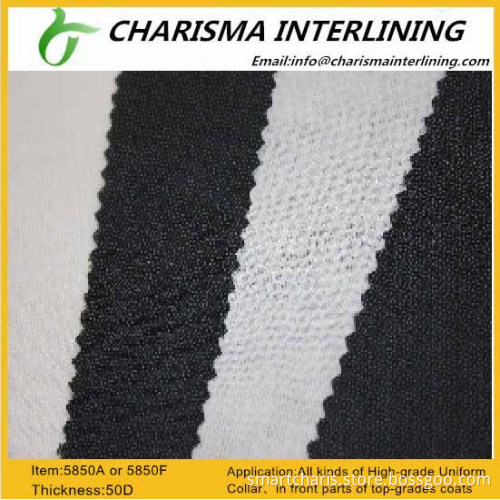 Tricot adhesive woven interlinings 5850F